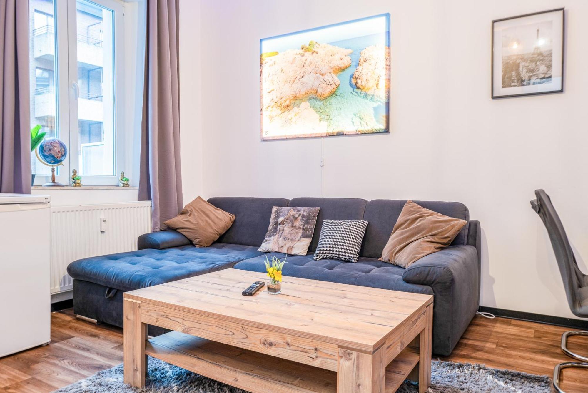 #221 Moderne City Wohnung Im Herzen Von Neuss Bagian luar foto